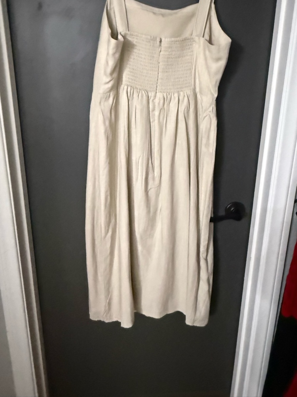 Nine West Cream Square-Neck Midi Dress - Picture 5 of 9